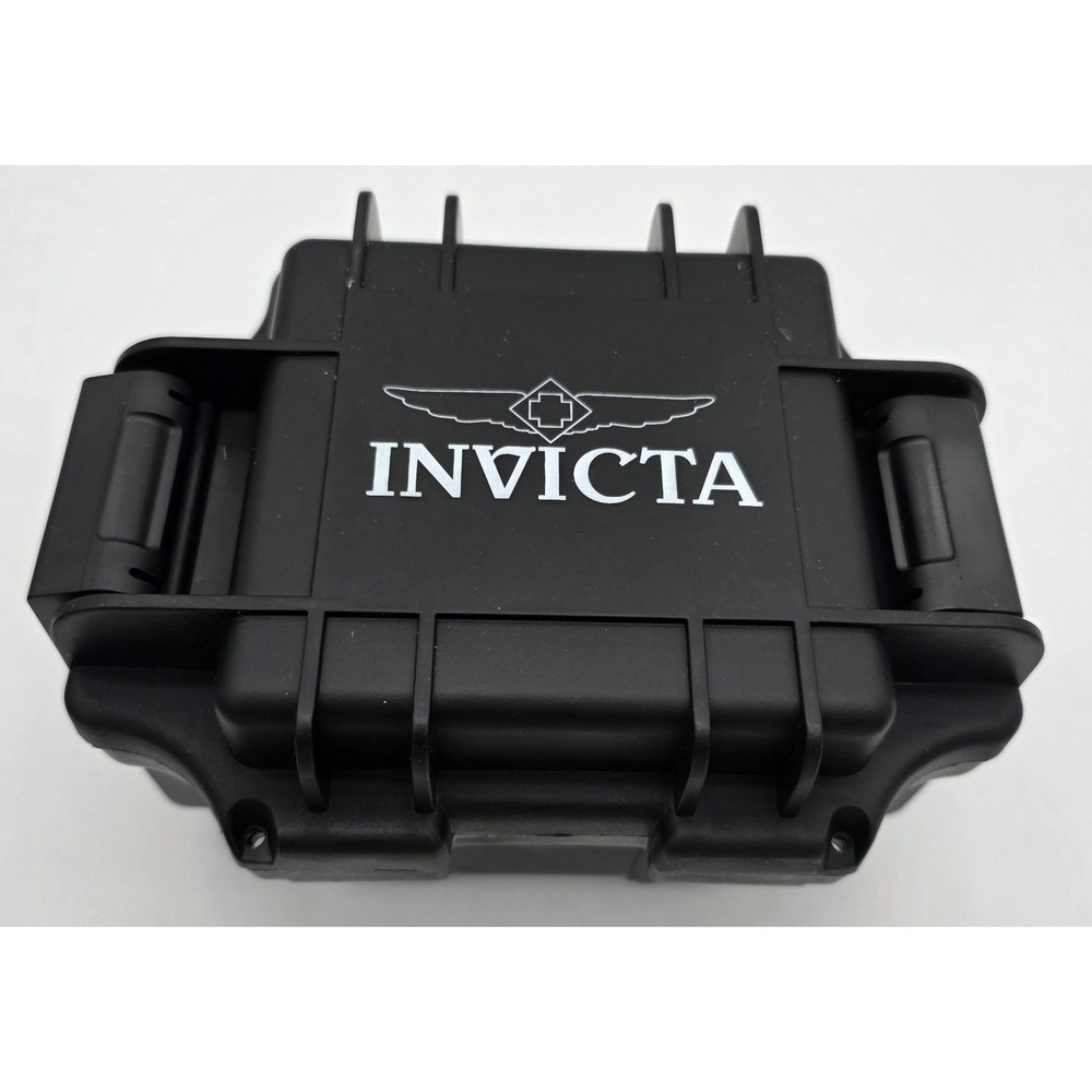 NEW Invicta Watch Single‎ Slot Hard Case Watch Storage Diver Box Black Box Only